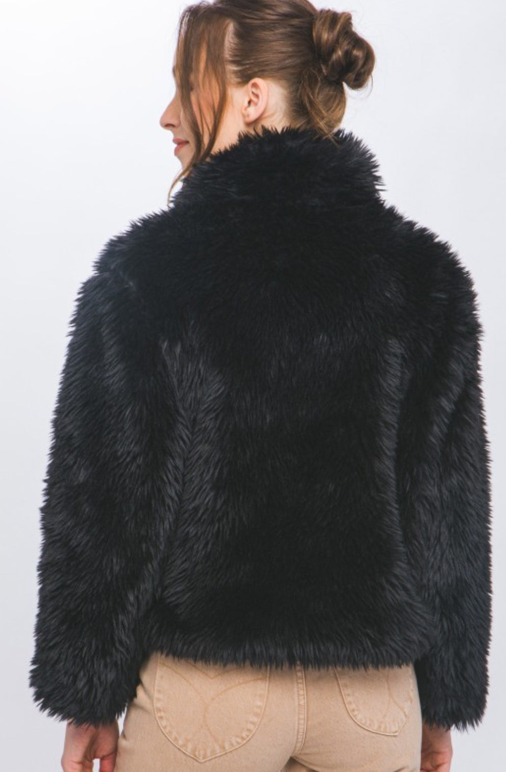 Evelyn Faux Fur Jacket