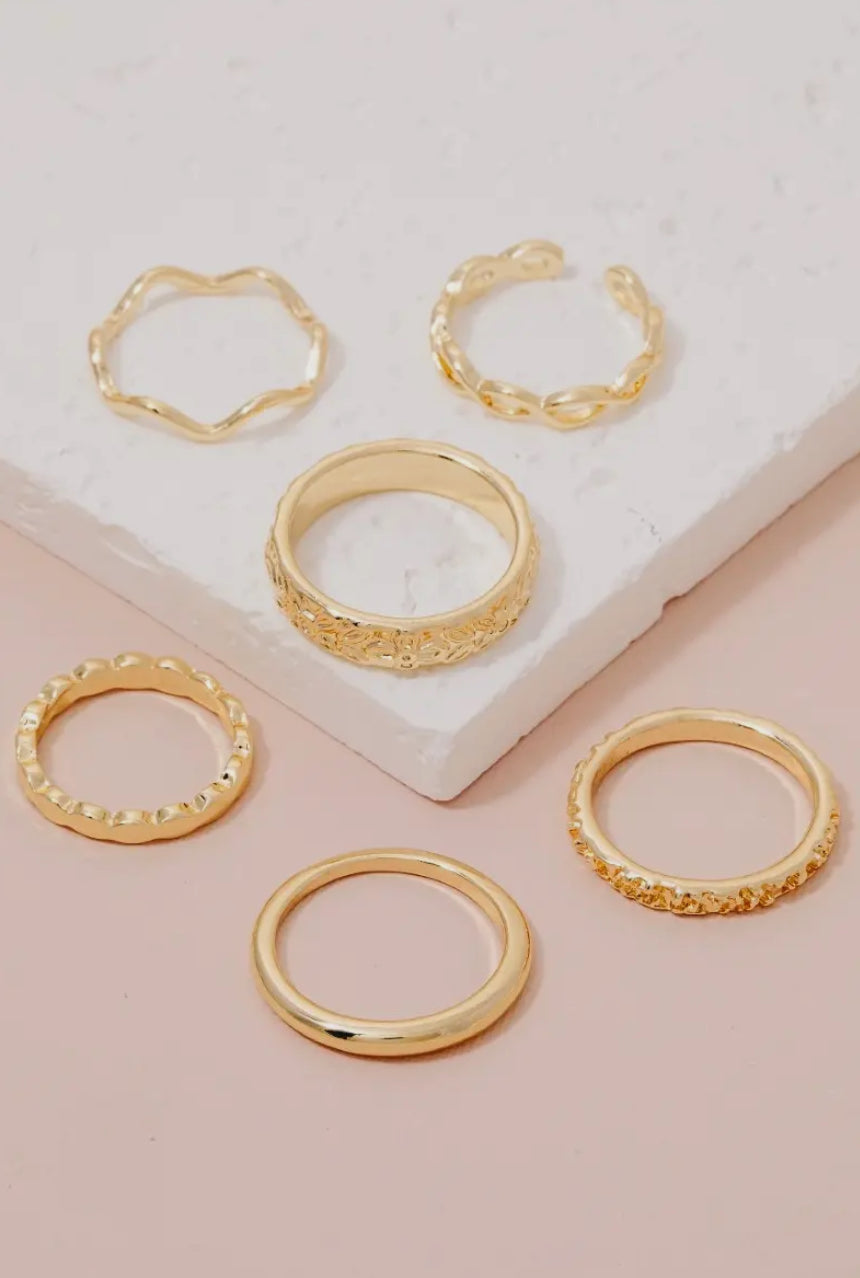 Gold Ring Stack