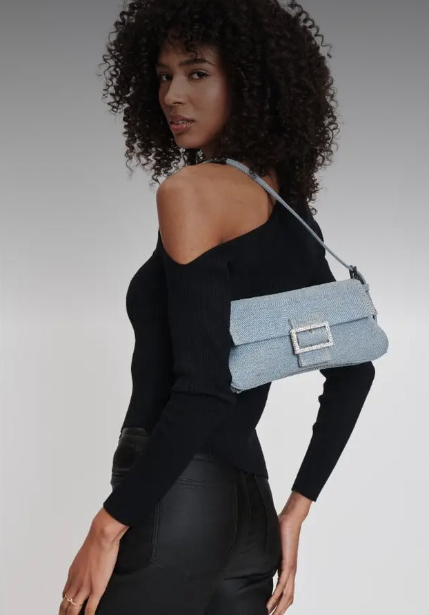 Fay Denim Shoulder Bag