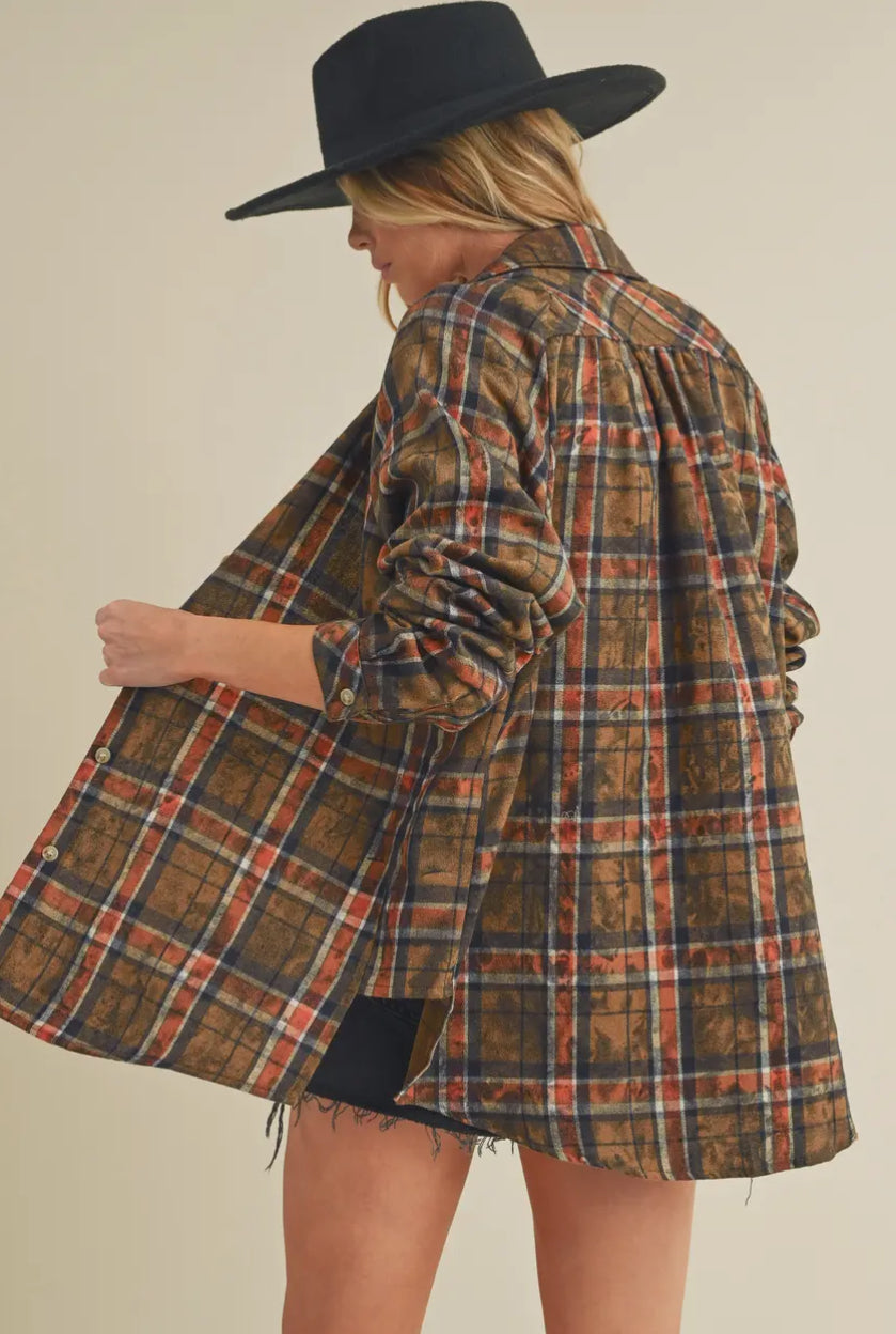 Willow Flannel Top