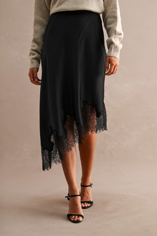 Adelle Asymmetrical Midi Skirt