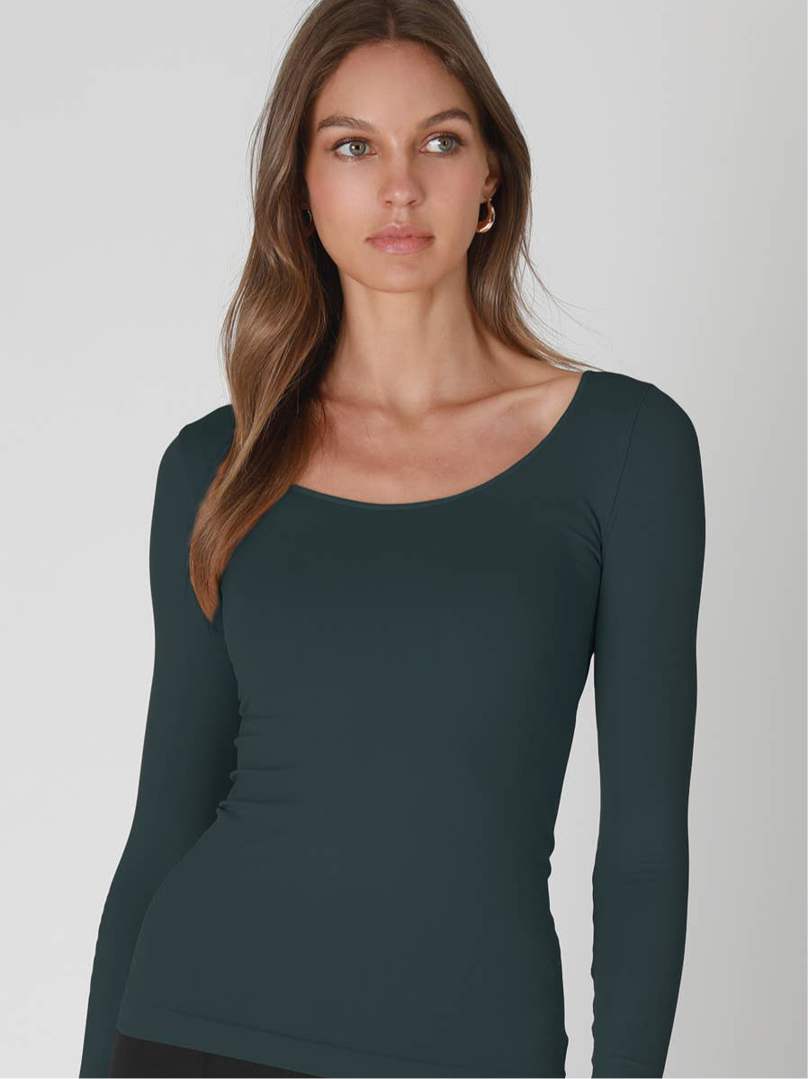 Nikki Scoop Neck Tee