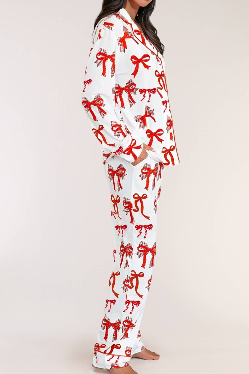 Bow Print PJ Set