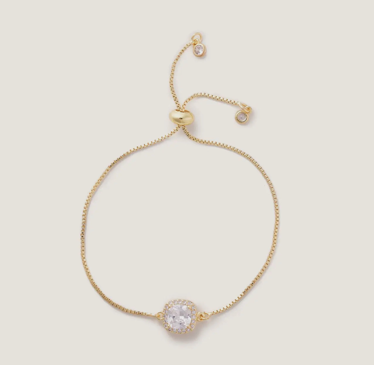 Presley Crystal Gem Slider Bracelet