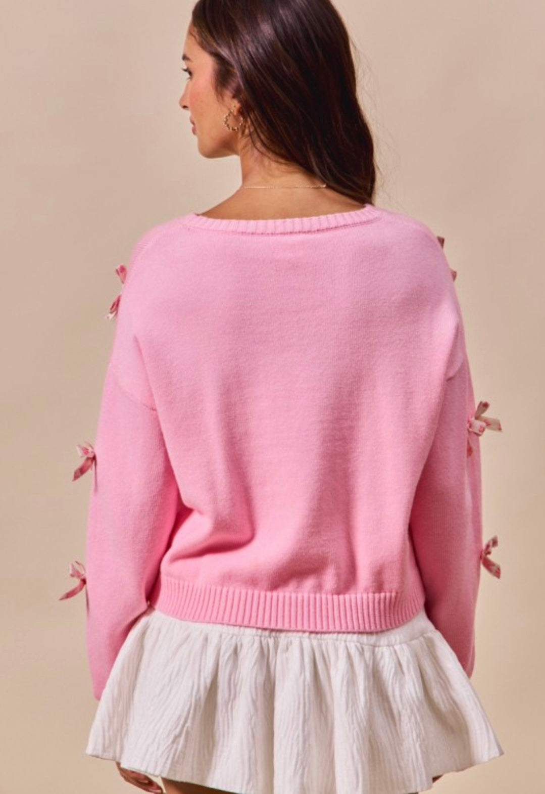 Heart Ribbon Sweater