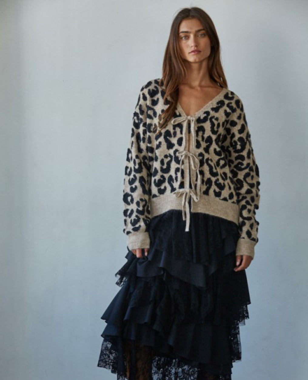 Laurel Leopard Cardigan