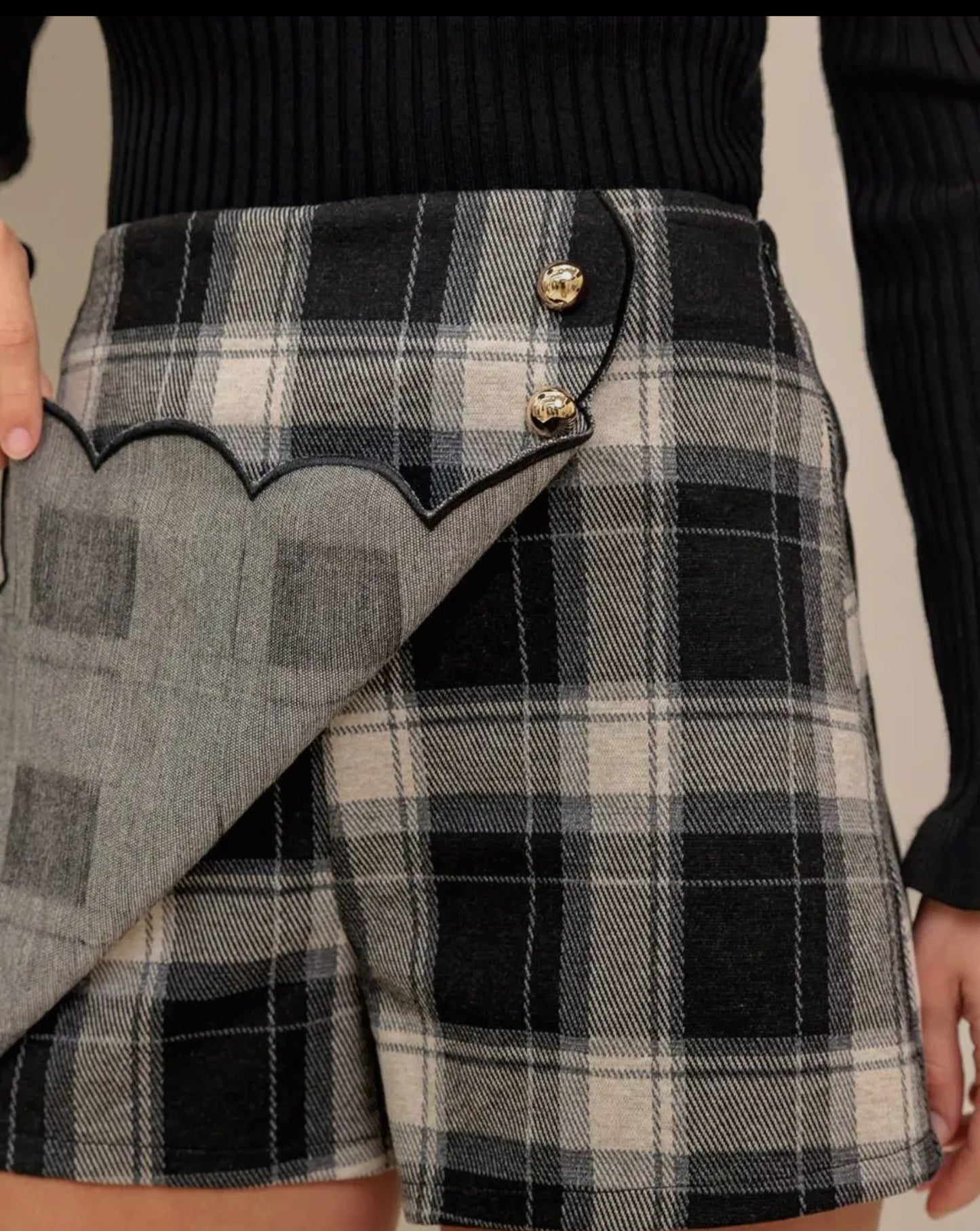 Elsie Plaid Skort