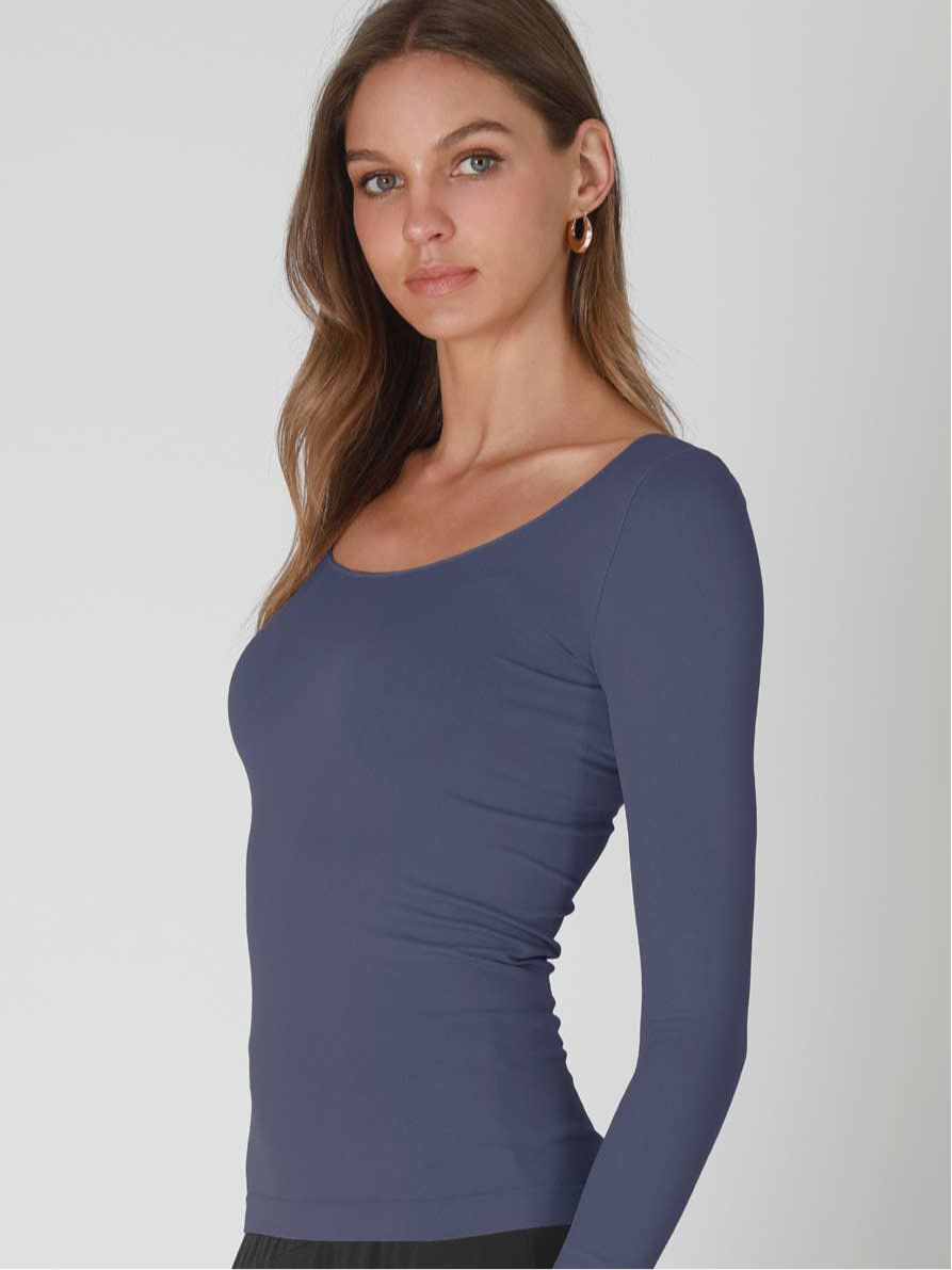 Nikki Scoop Neck Tee