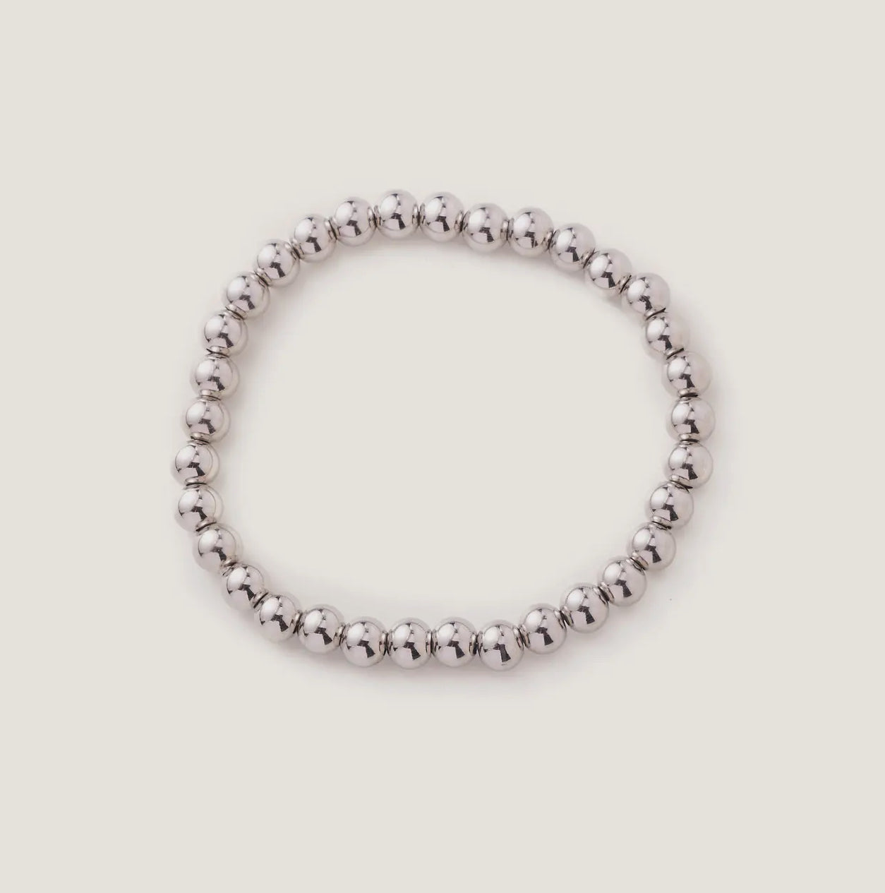Waterproof Silver Ball Bracelet