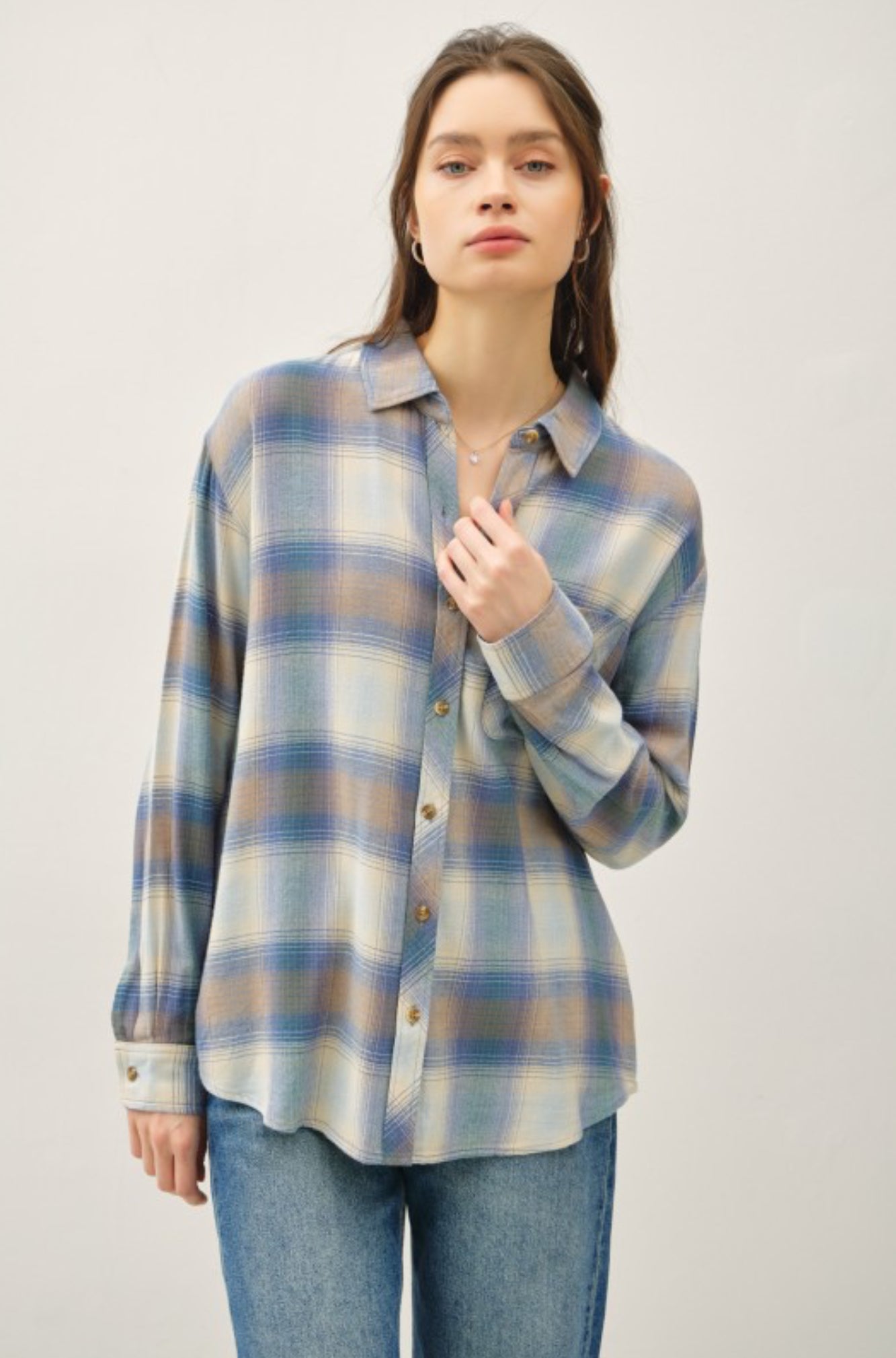 Brielle Plaid Top