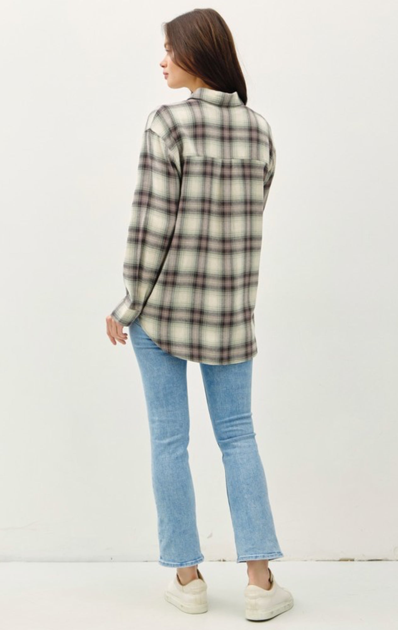 Karly Flannel Top