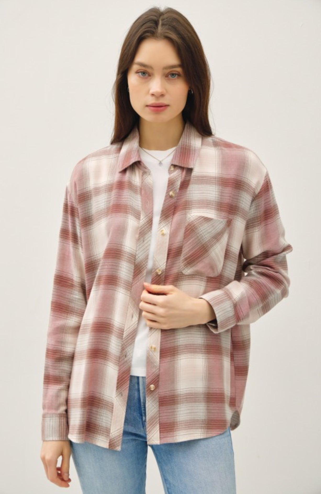 Brielle Plaid Top