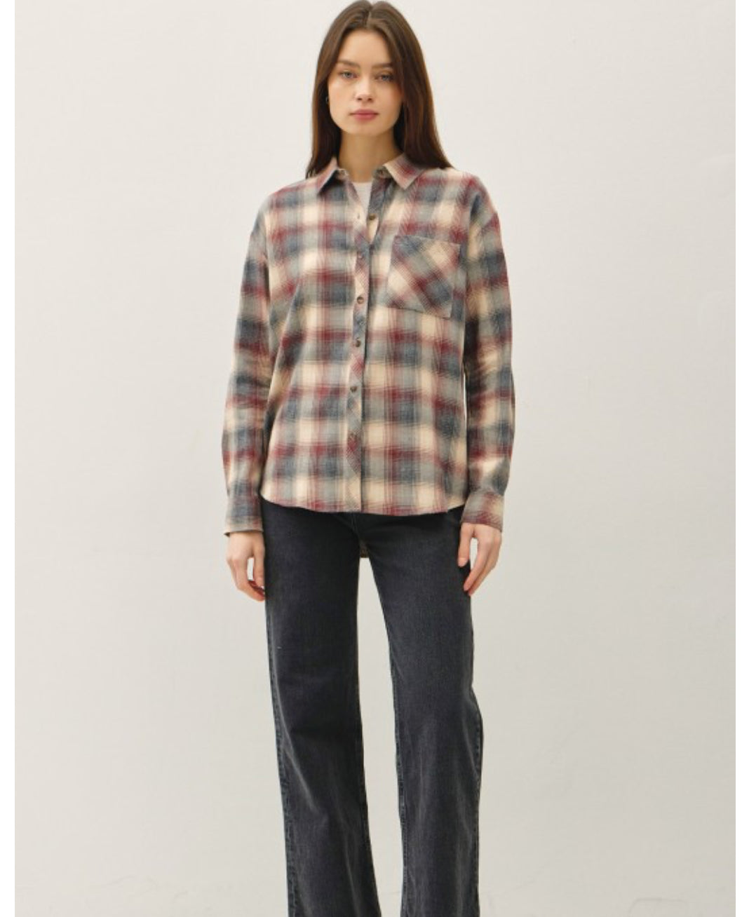 Jamie Flannel Top