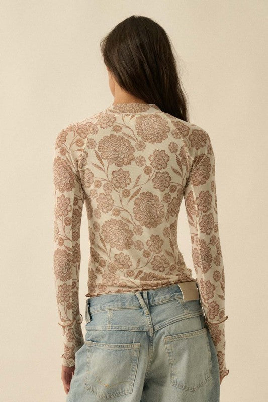 Jayden Mesh Top