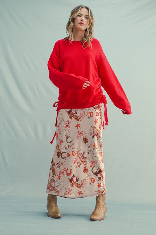 Alice Ruched Sweater