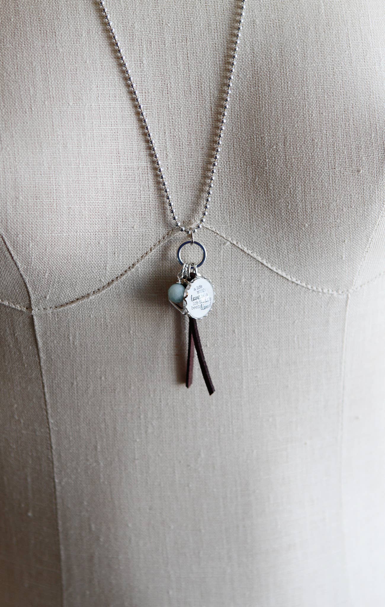 A Life With Love Fringe Necklace