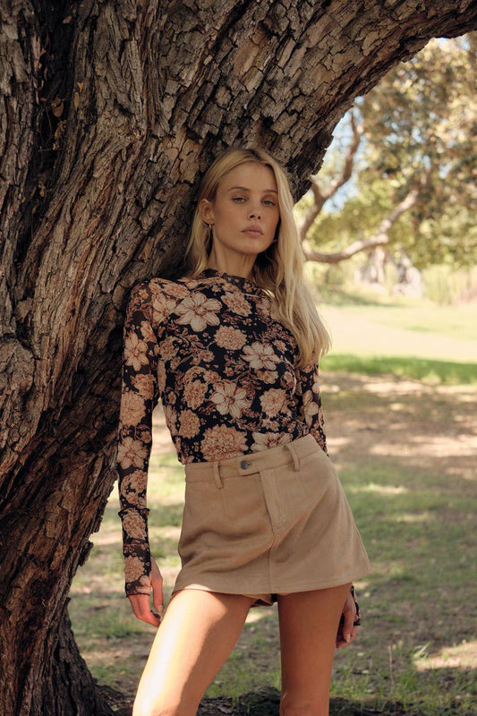 Patti Mesh Top