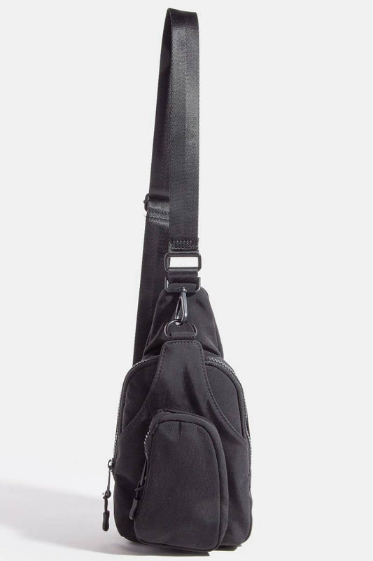Nylon Multi Pocket Sling Bag