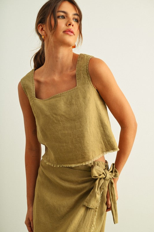 Grace Linen Top