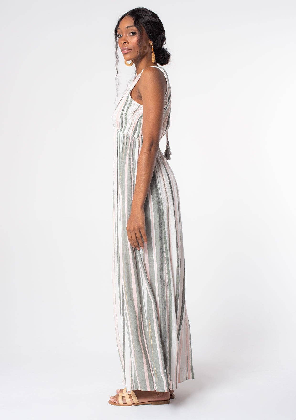 Jillian Striped Maxi Dress