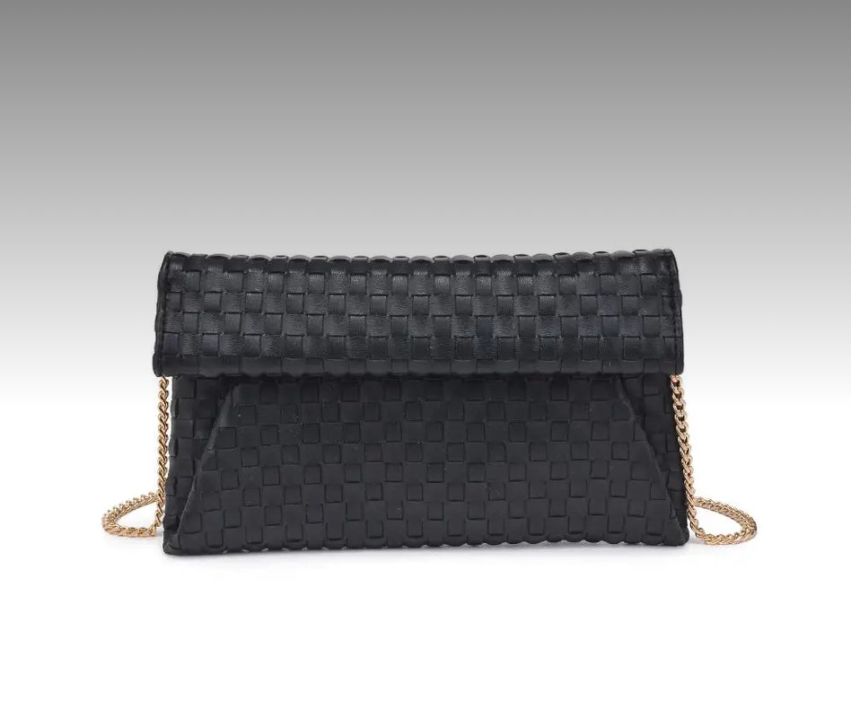 Priscilla Woven Clutch