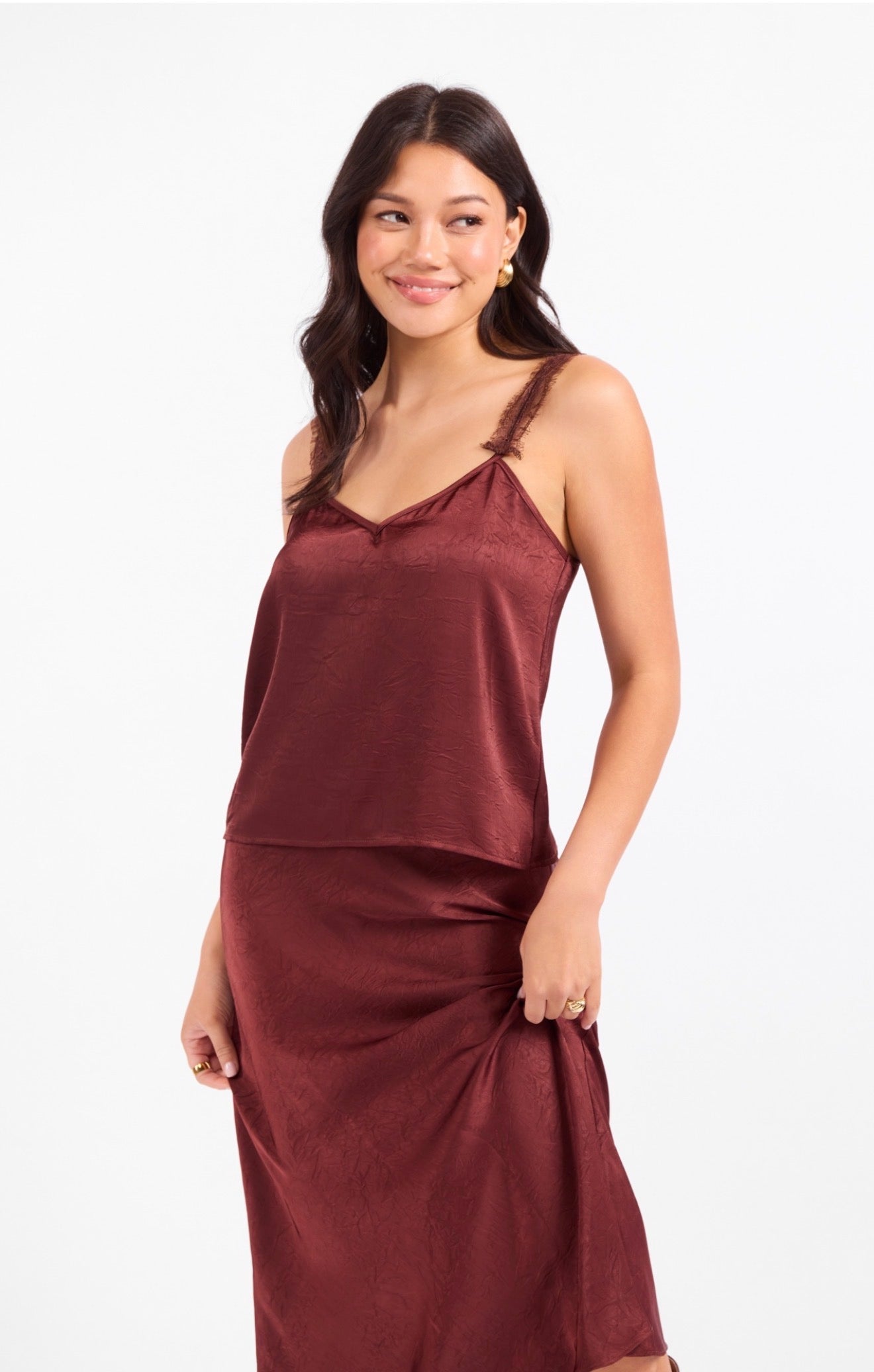 Danika Lace Strap Tank