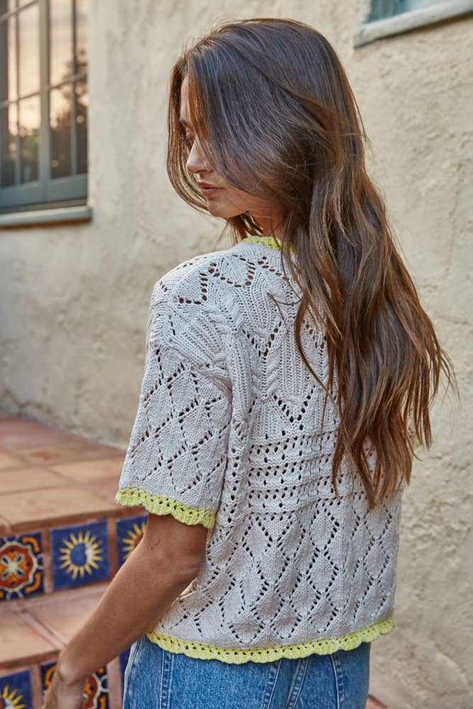 Karlie Crochet Sweater