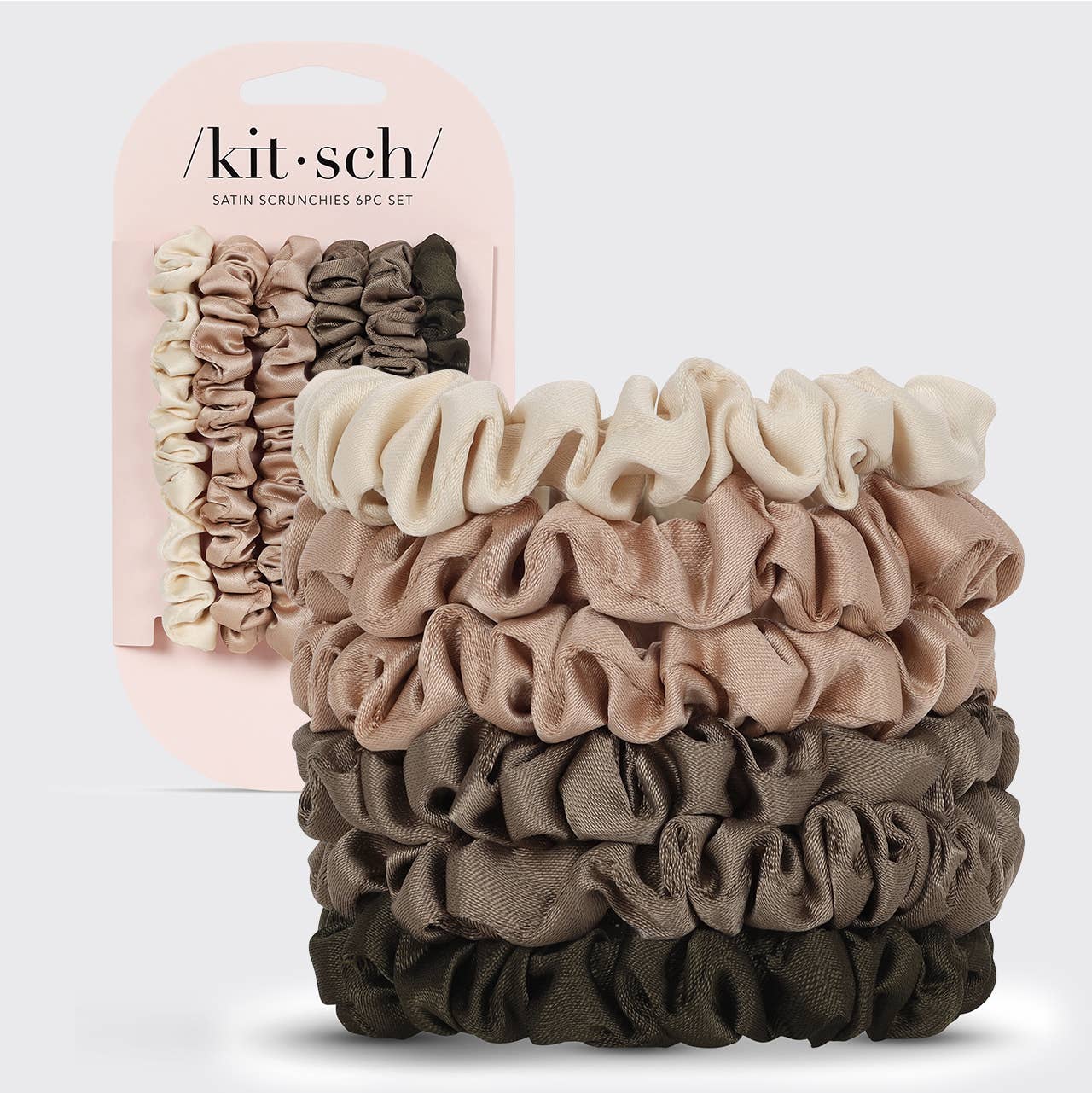 Kitsch Petite Satin Scrunchies