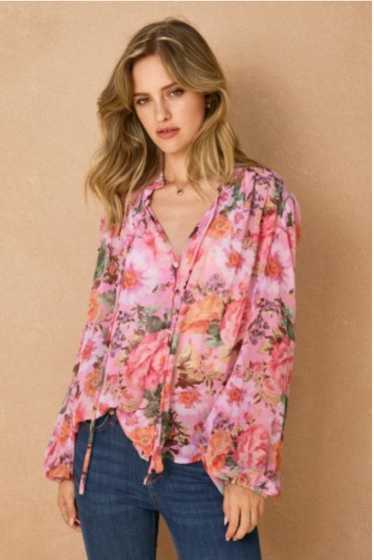 Claire Floral Blouse