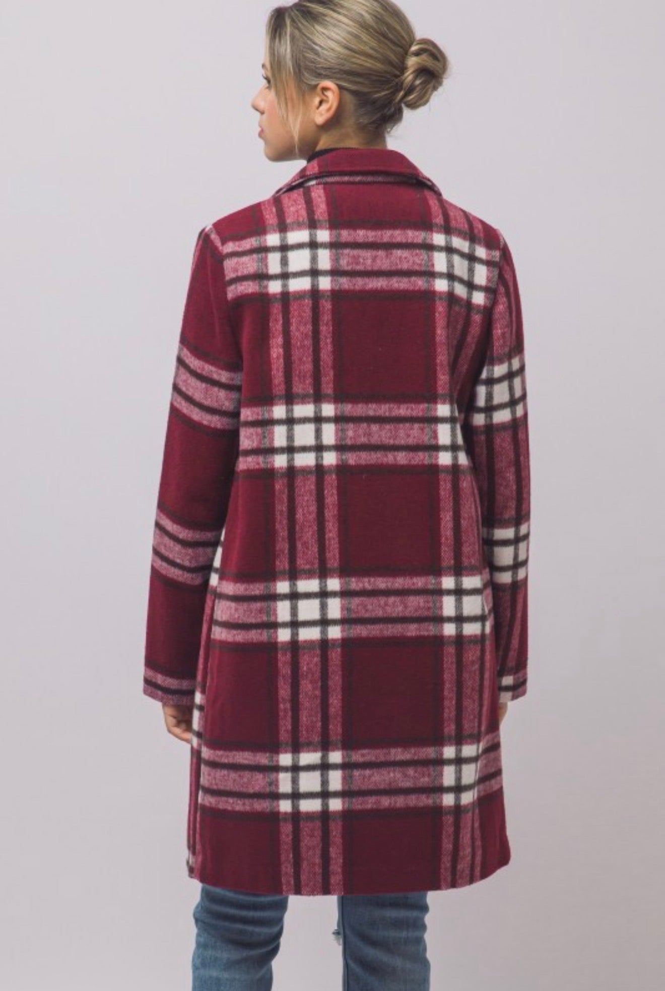 Lia Plaid Coat