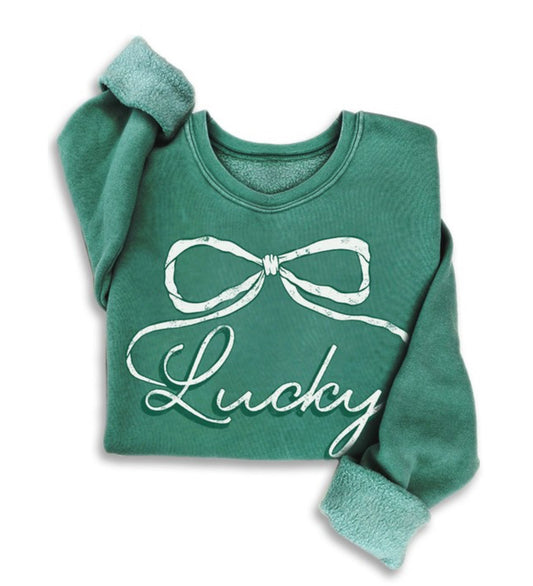 Lucky Bow Sweatshirt