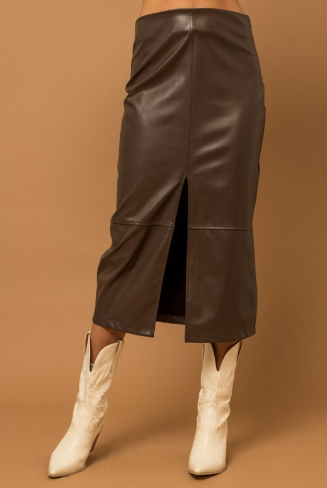 Halston Midi Skirt