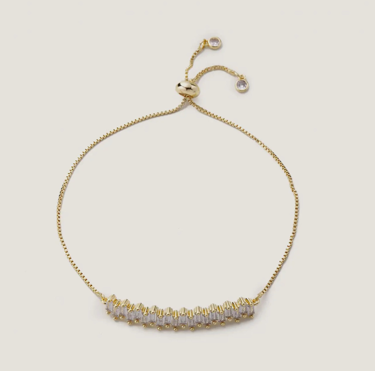 Diamond Bar Slider Bracelet