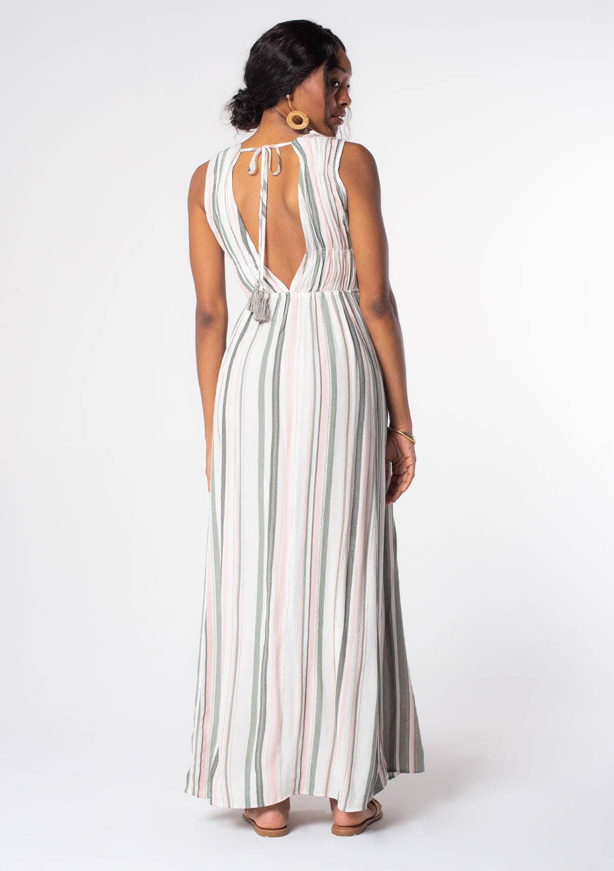 Jillian Striped Maxi Dress