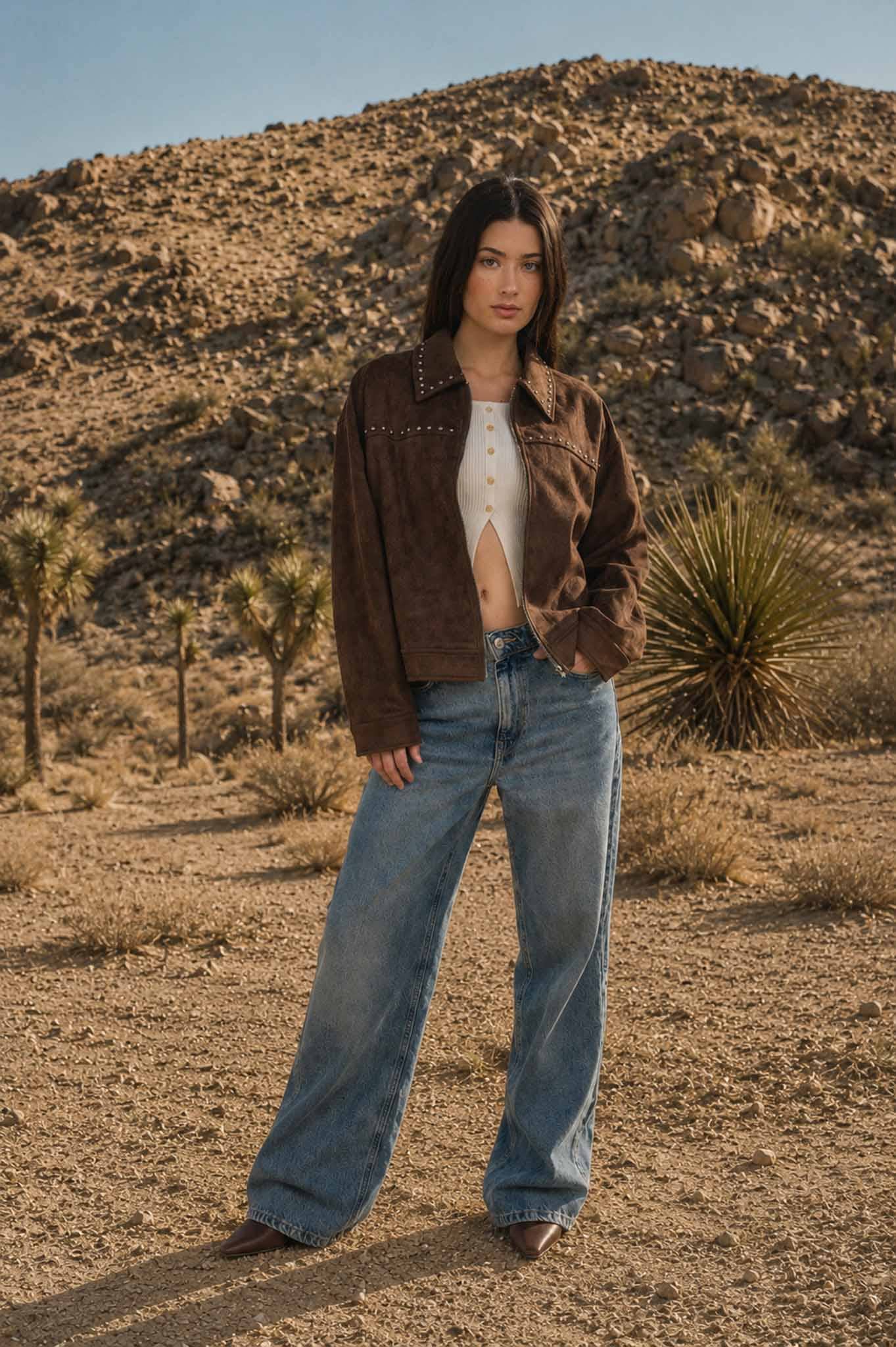 Amelia Suede Jacket