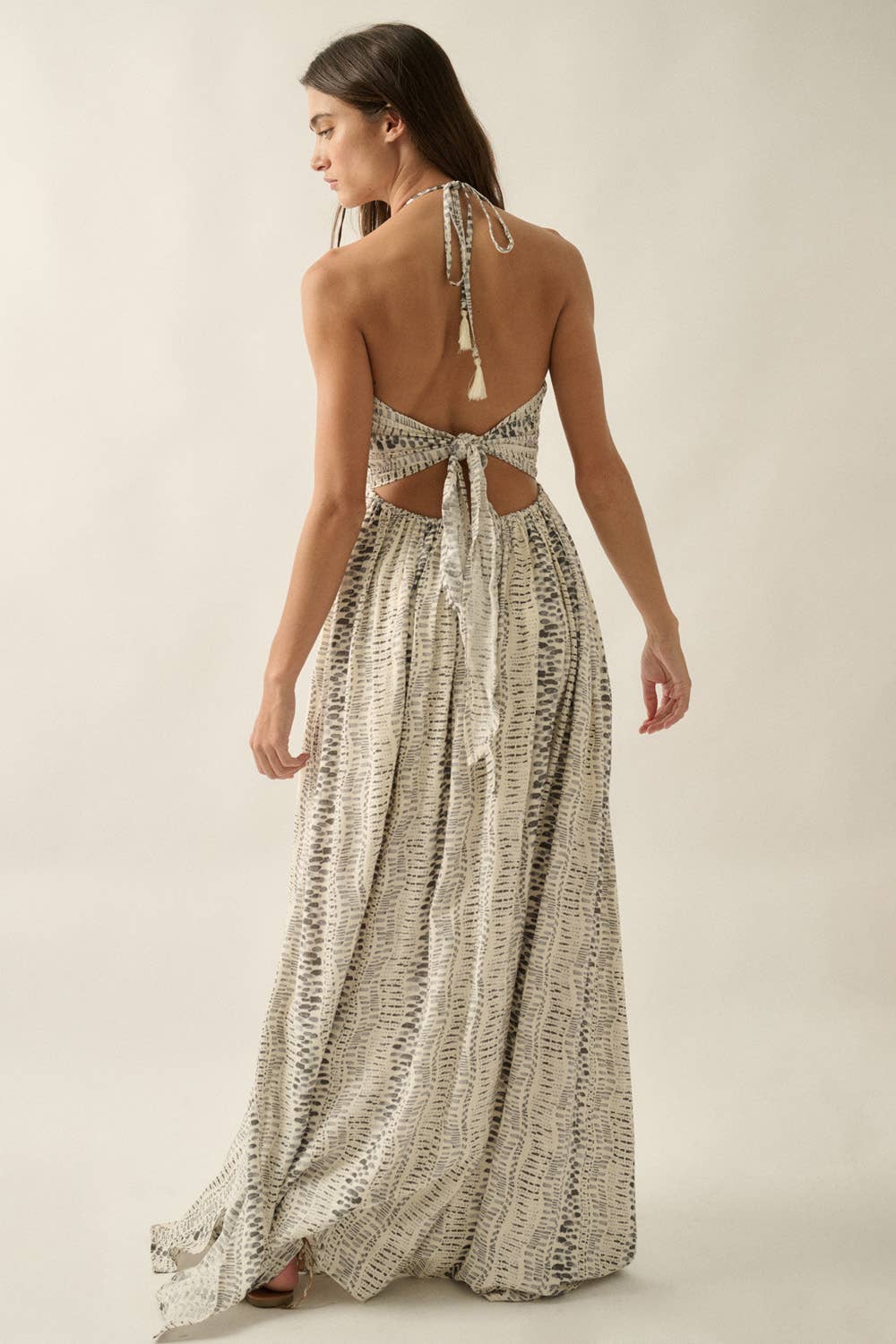 Livie Halter Maxi Dress