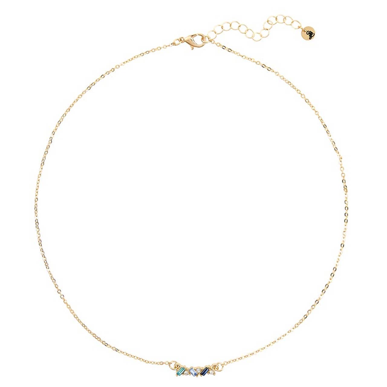 Blue Crystal Necklace