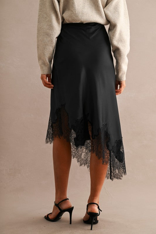 Adelle Asymmetrical Midi Skirt