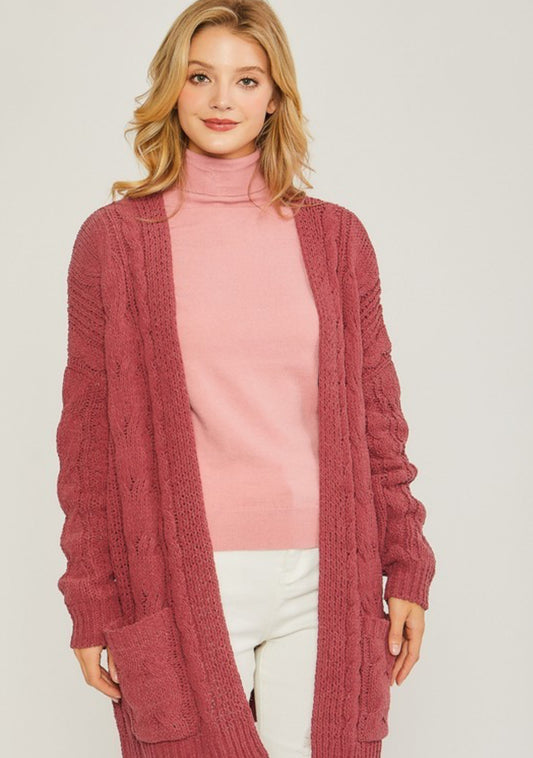 Shayna Cable Knit Cardigan