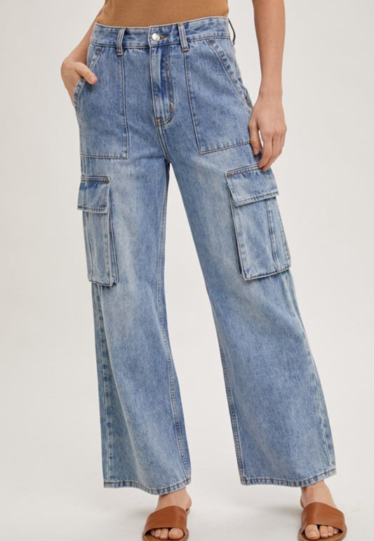 Rylee Cargo Jeans