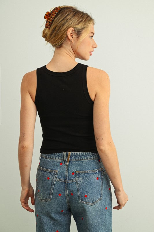 Kelly Ribbed Top
