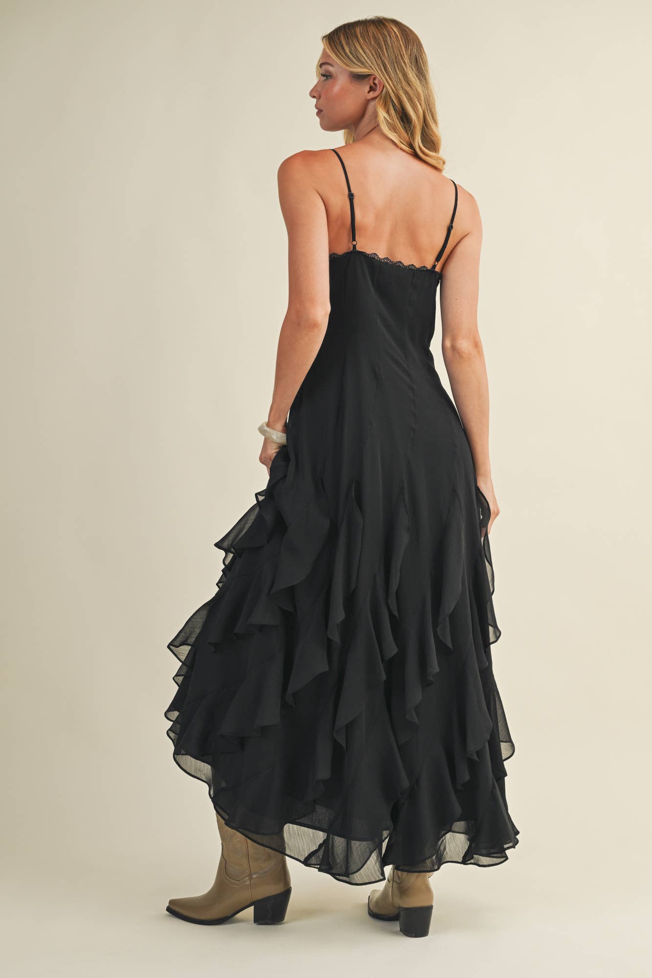 Elaine Ruffle Dress