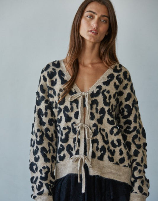 Laurel Leopard Cardigan