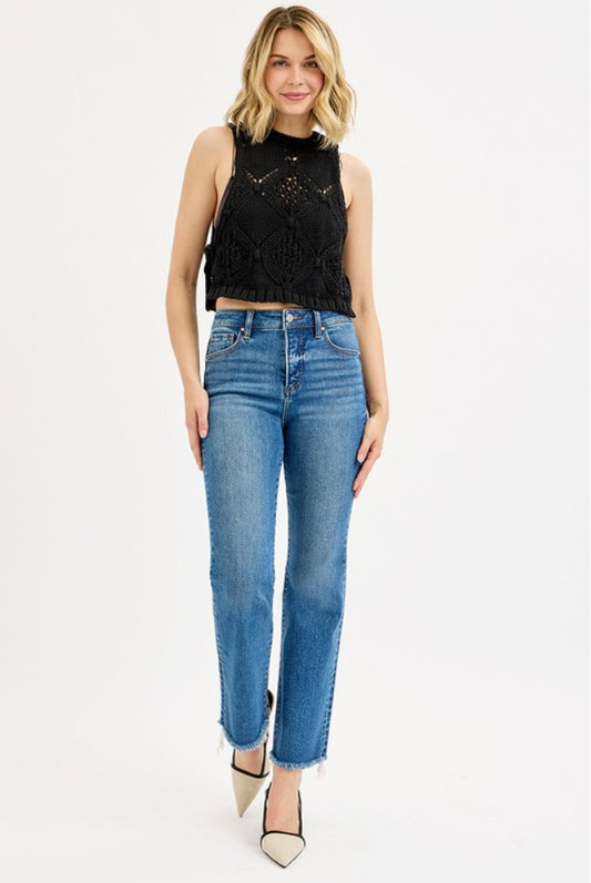 Lois HR Crop Jean