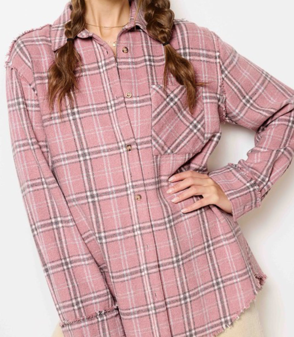 Sophie Plaid Shacket