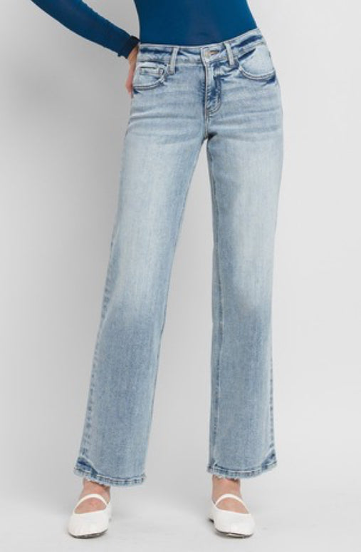 Jane MR Slim Wide Jeans