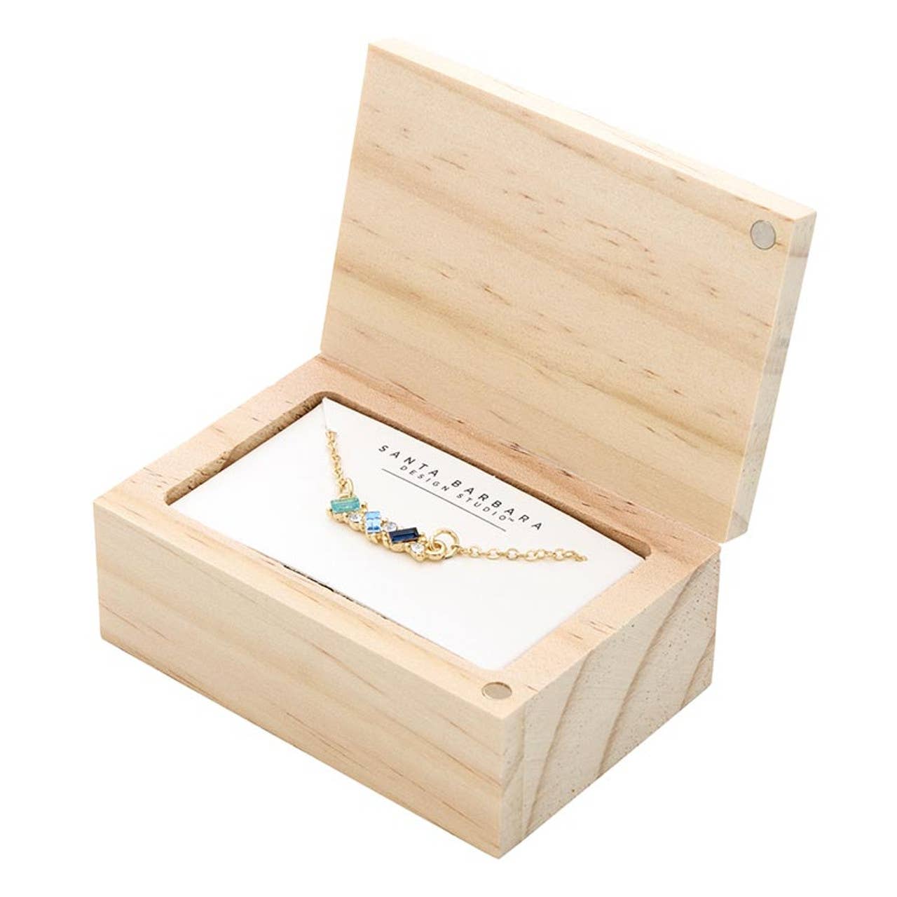 Blue Crystal Necklace