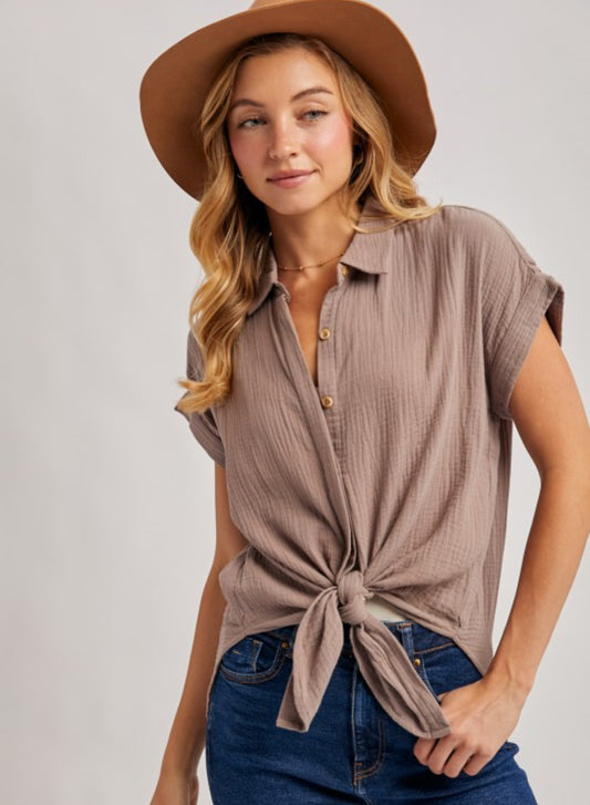 Carsyn Gauze Top