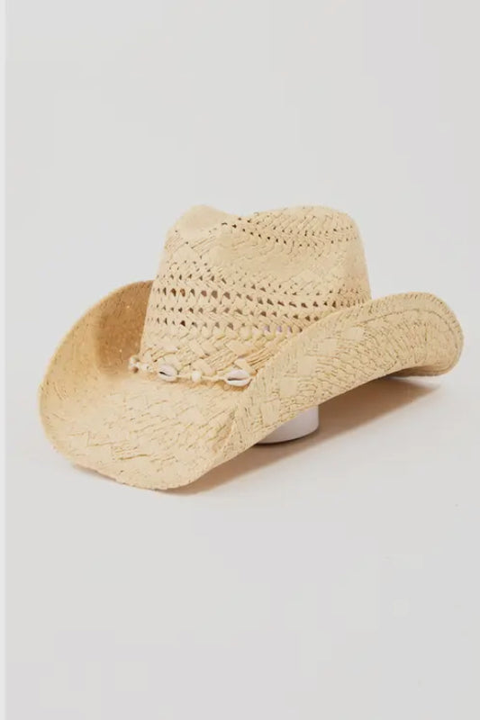 Marina Shell Cowboy Hat