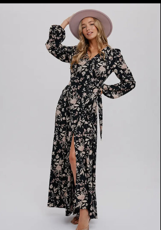 Caitlyn Maxi Wrap Dress